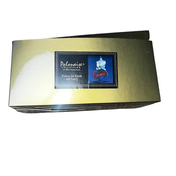 Kurt S. Adler Inc Polonaise Peace on Earth Christmas Ornament 2003 NEW in box - Picture 4 of 7